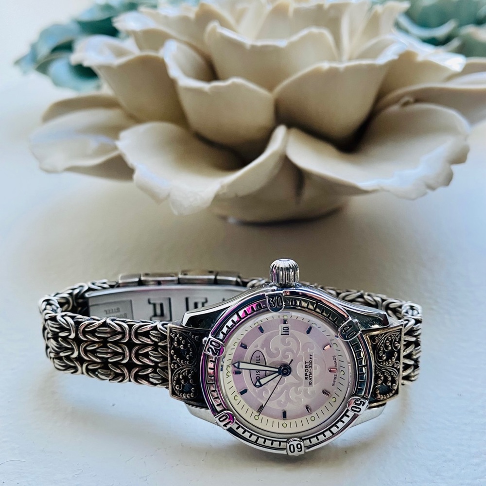 Lois Hill silver and steel bracelet watch - Picture 6 of 11